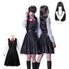 Mitaka Asa Cosplay Devil High School Girl Cute Long Skirt Anime Cosplay Costume for Cultural Adult Mitaka Size [Nou-satsu] Halloween, Festivals,