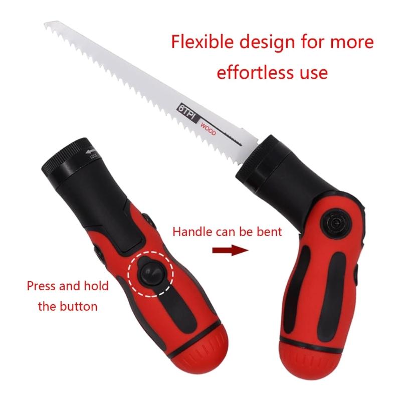 Manual Reciprocating Handsaw Handles Adapter for Cutting Wood, Metal, PVC Pipe  Easy and Convenient Hand Tools