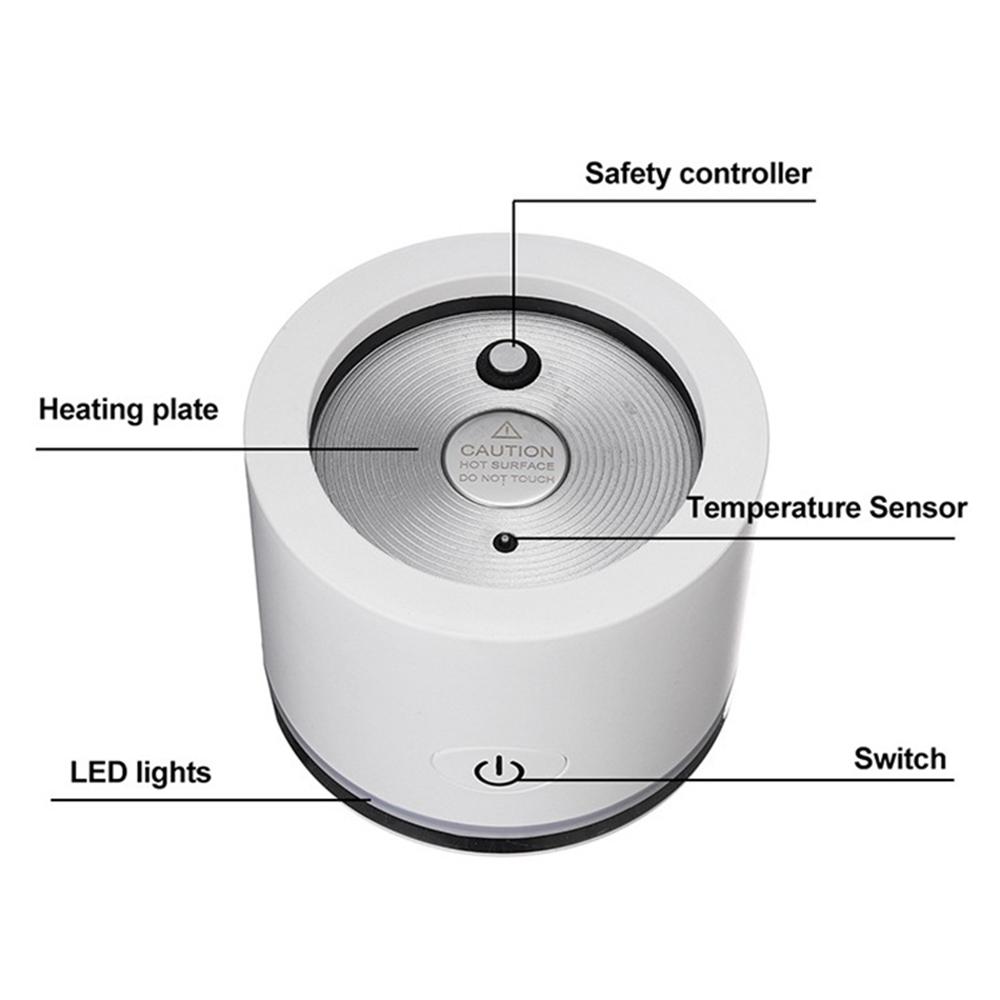 Milk Frother,Electric Warmer with Hot or Cold Functionality for Cappuccino Latte Macchiato Hot Chocolate EU Plug White