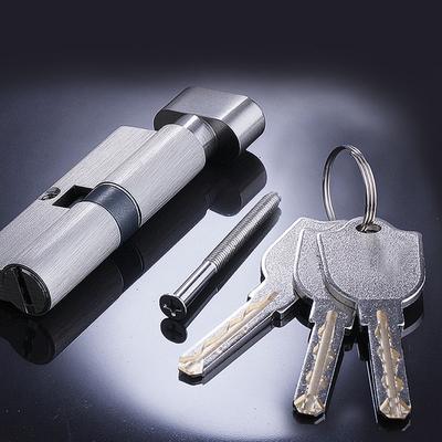 Deurcilinder 120mm Beveiliging voor 70mm Dikte Deurslotcilinder Interieur Slaapkamer Woonkamer Slot Handgreep 3 Stuks Messing Sleutel