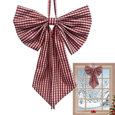 Weihnachtsbaumschleifen Festliche Dekoration Weihnachtsbaumschleifen für Festivalaktivitäten Party Treffen Hochzeit Hausfenster Feiertag