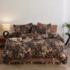 Cotton Flannel Bedding Set Soft Breathable All-season Bed Sheets Plant Floral Print Multiple Sizes