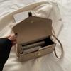 Portable Versatile Shoulder Bag PU Leather Ladies Handbags Simple Minimalist Crossbody Bag  Gift