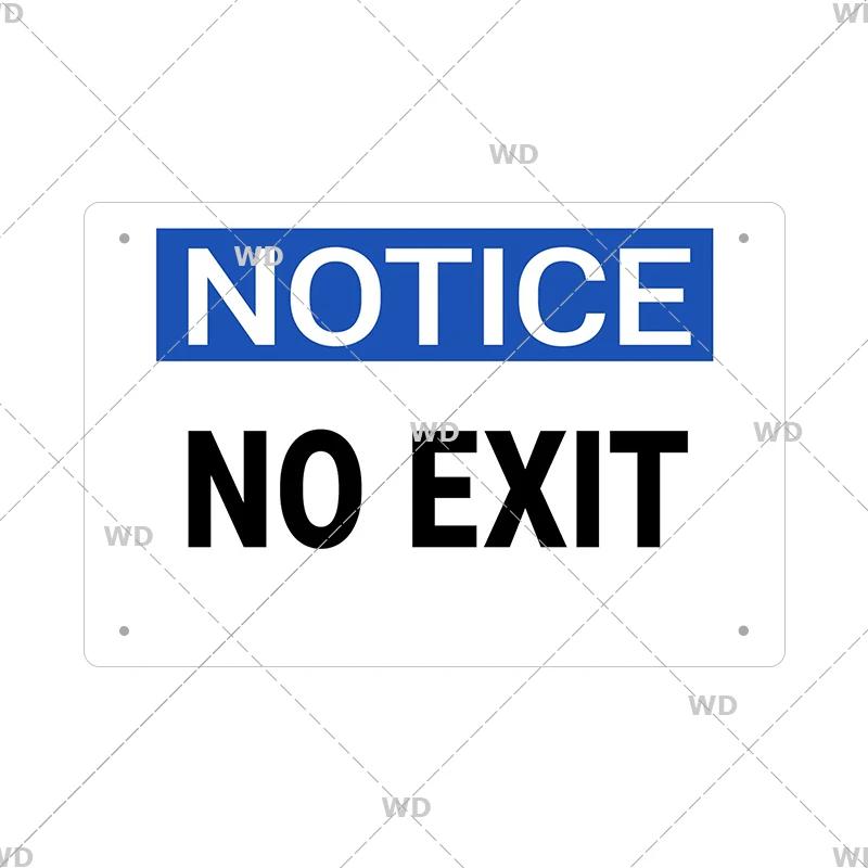 Verkehrssicherheit Notausgang Geschwindigkeitsbegrenzung Parkplatz Blechschild Retro Straßentür Gartenzaun Schilder 8x12 Zoll Metallschild Dekoration