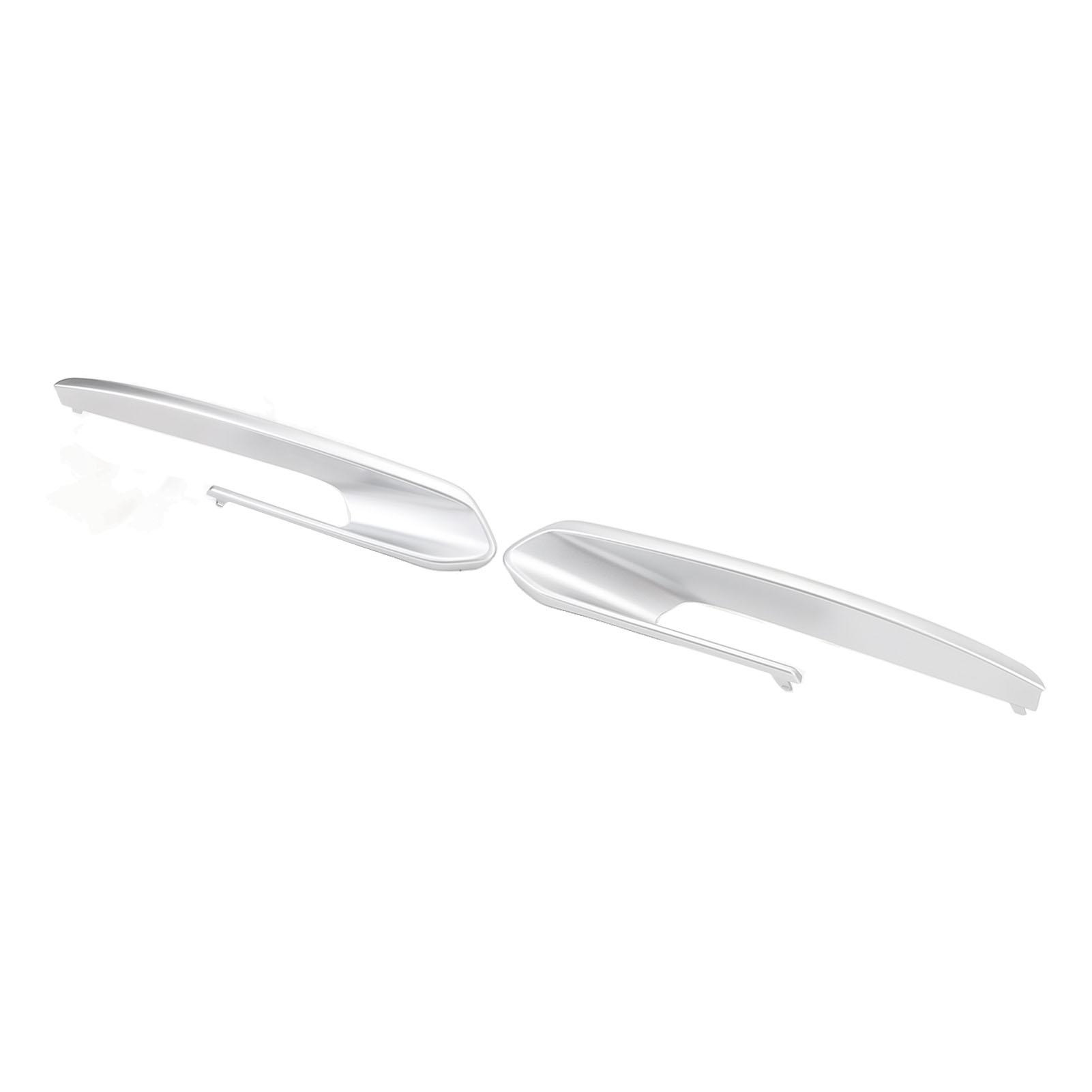 

1 Pair Front Fog Light Frame Cover 51117279696 Decorative Front Bumper Fog Lamp Trim Strip for 3 Series F30 Pre‑LCI