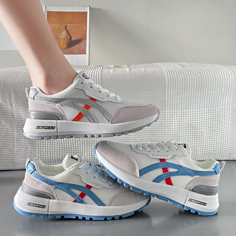 Spring new Forrest Gump shoes women's casual breathable versatile height-increasing platform sports running women's shoes
