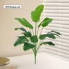 Small Monstera Artificial Plant for Indoor Decor - Potted Decoration for Offices, Living Rooms, and Desktops