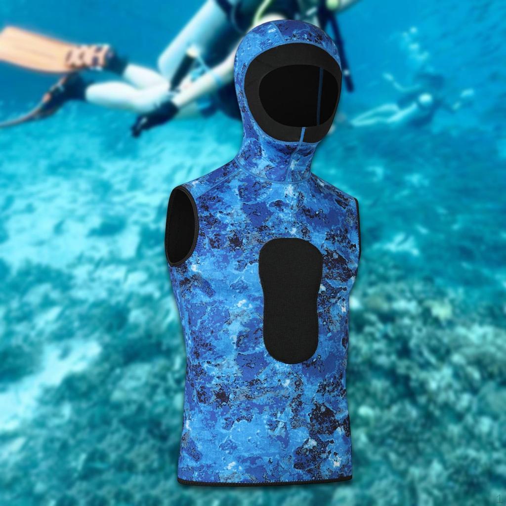 Neopren-Wetsuit-Weste mit Kapuze Geschenk Vielseitig Multifunktionell Erwachsener für Männer Frauen