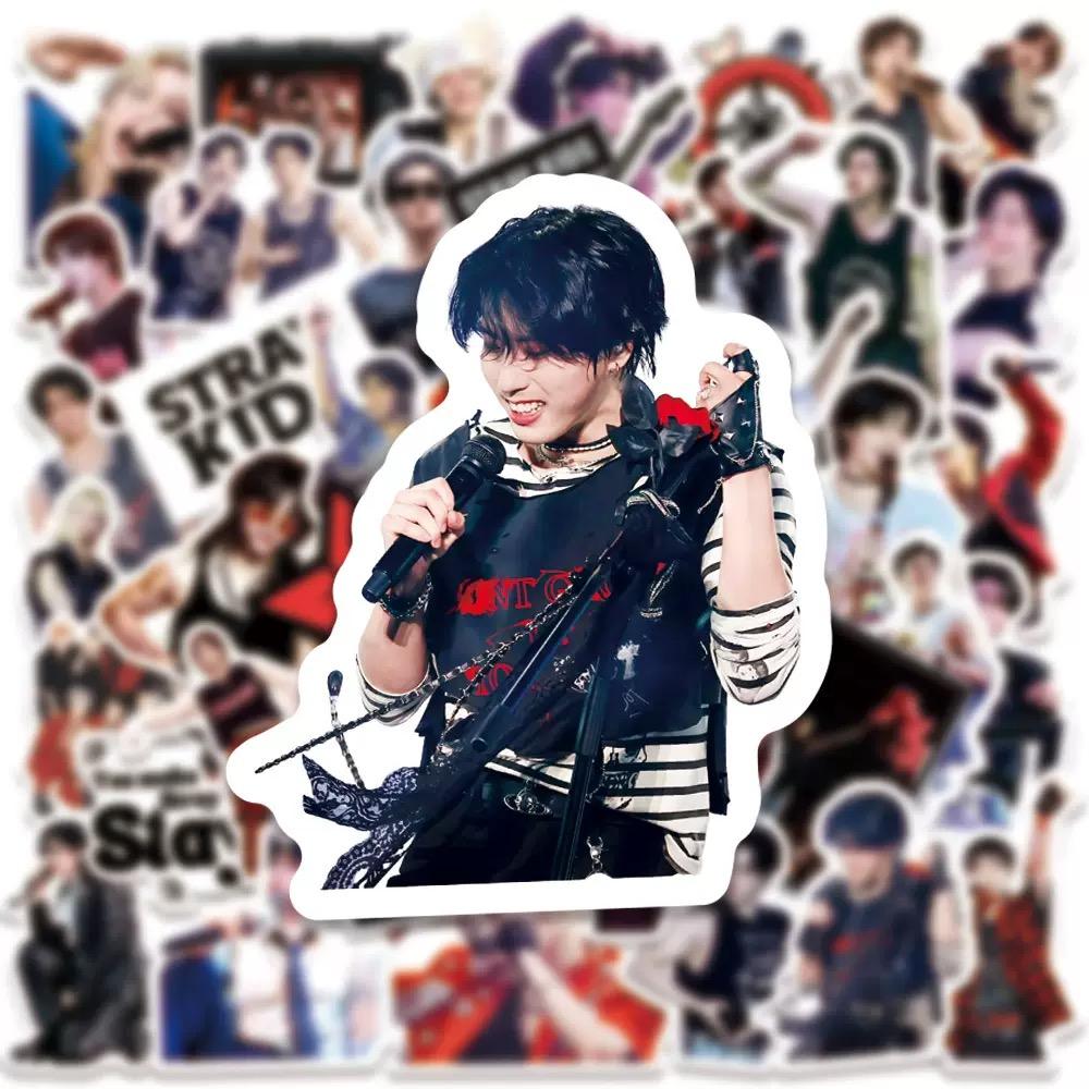 60Pcs Stray Kids World Tour Mixed Muscle Men'S Skzoo Notebook Stickers Waterproof Water Cup Decoration Surrounding Stickers