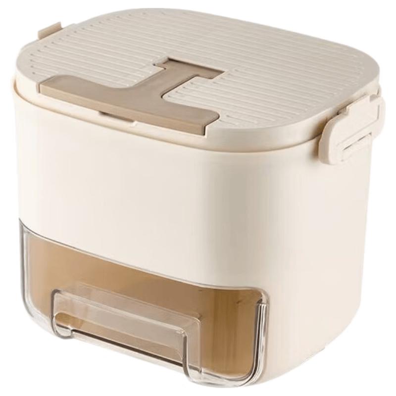 Press-Type Ice Cube Maker with Storage Box Food-grade PP