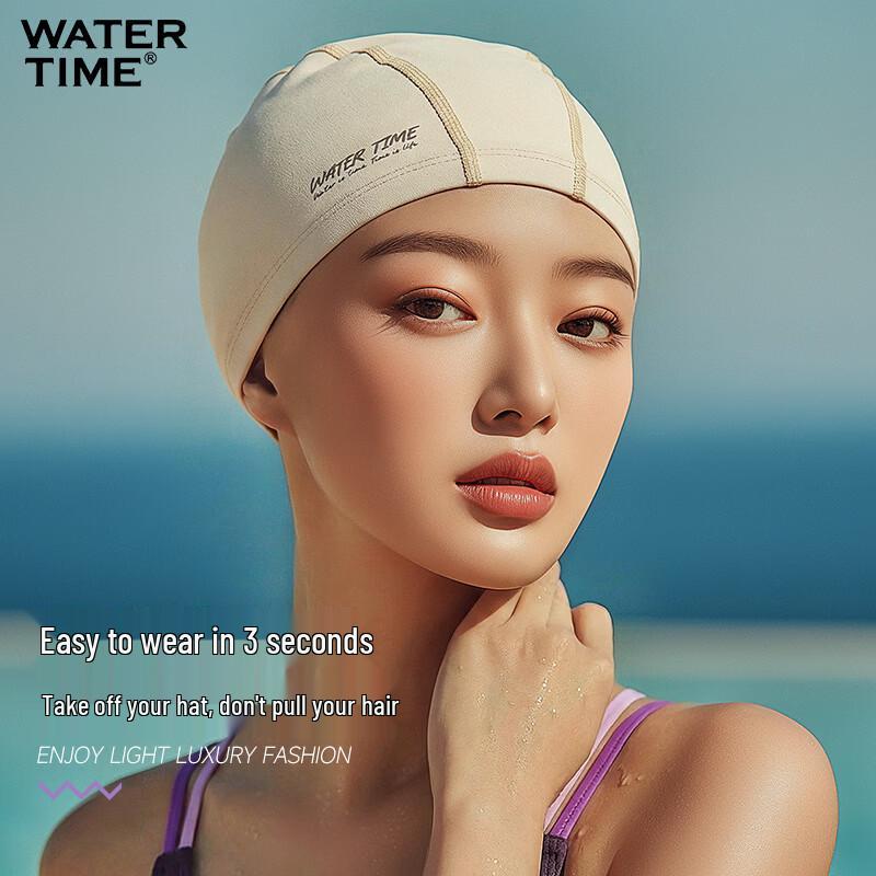 WATERTIME Unisex Silicone Coated Swim Cap