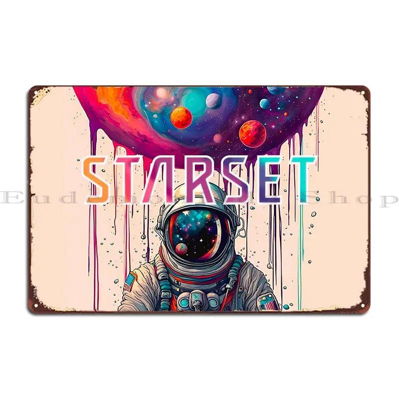 Starset Metal Sign Wall Decor Wall Decor Garage Customize Cinema Tin Sign Poster 20x30cm(7.8x11.8inch)