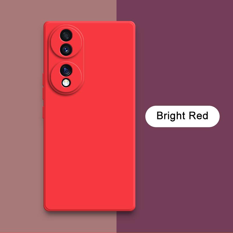 

Квадратный жидкий силиконовый чехол для Honor 50 60 70 Pro Plus SE Мягкие чехлы для телефонов Honor50 Honor60 Honor70 Ударопрочный корпус Honor 70 ярко-красный