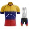 Club de Ciclism Venezuela Tricou de Ciclism de Vară cu Mânecă Scurtă Bărbați Costum de Bicicletă pentru Adunare Bicicletă Respirabil Tricou de Ciclism Sportiv pentru Echipă