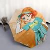 1pc Happiness Anime Character Outdoor Umbrella - Automatic Opening/Closing, Portable 3-Fold Design with Iron Frame - Perfect Gift for Fans, Travelers,