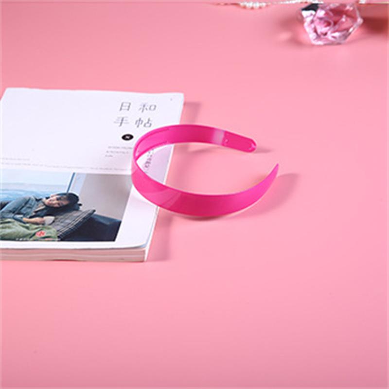 

Прості літні корейські аксесуари для волосся із зубцями Інтернет-знаменитості солодкого кольору для дівчаток Аксесуари для волосся із зубчиками Однотонна пов’язка 2.5*36cm