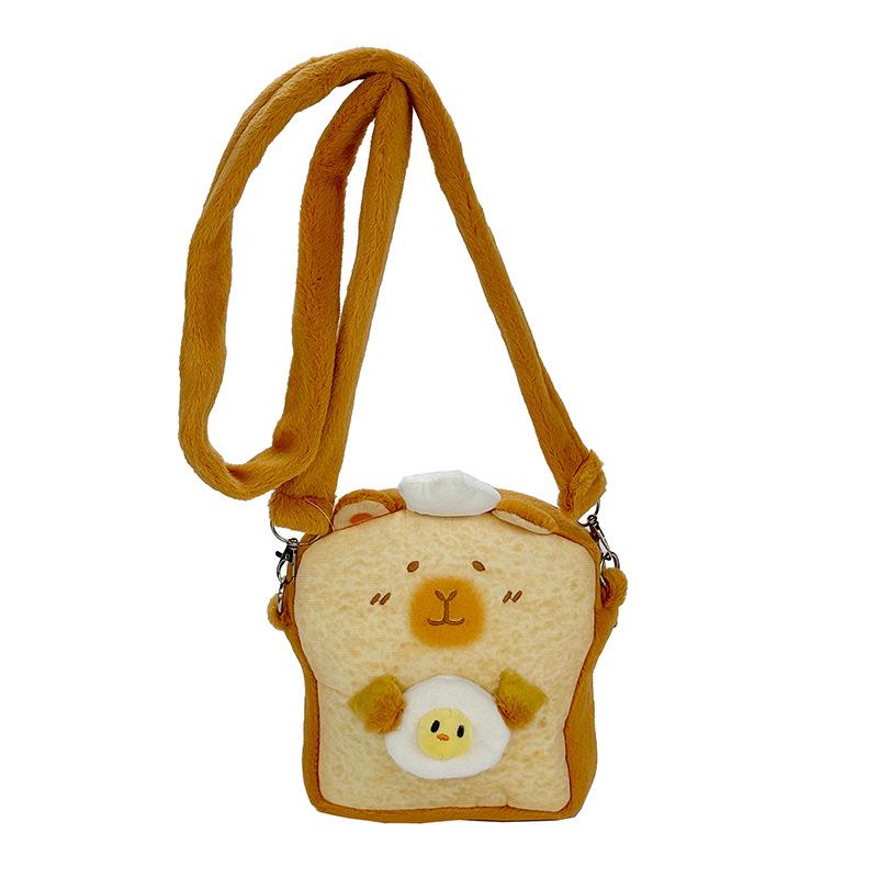 

Милая мультяшная плюшевая сумка через плечо и кошелек для монет для женщин