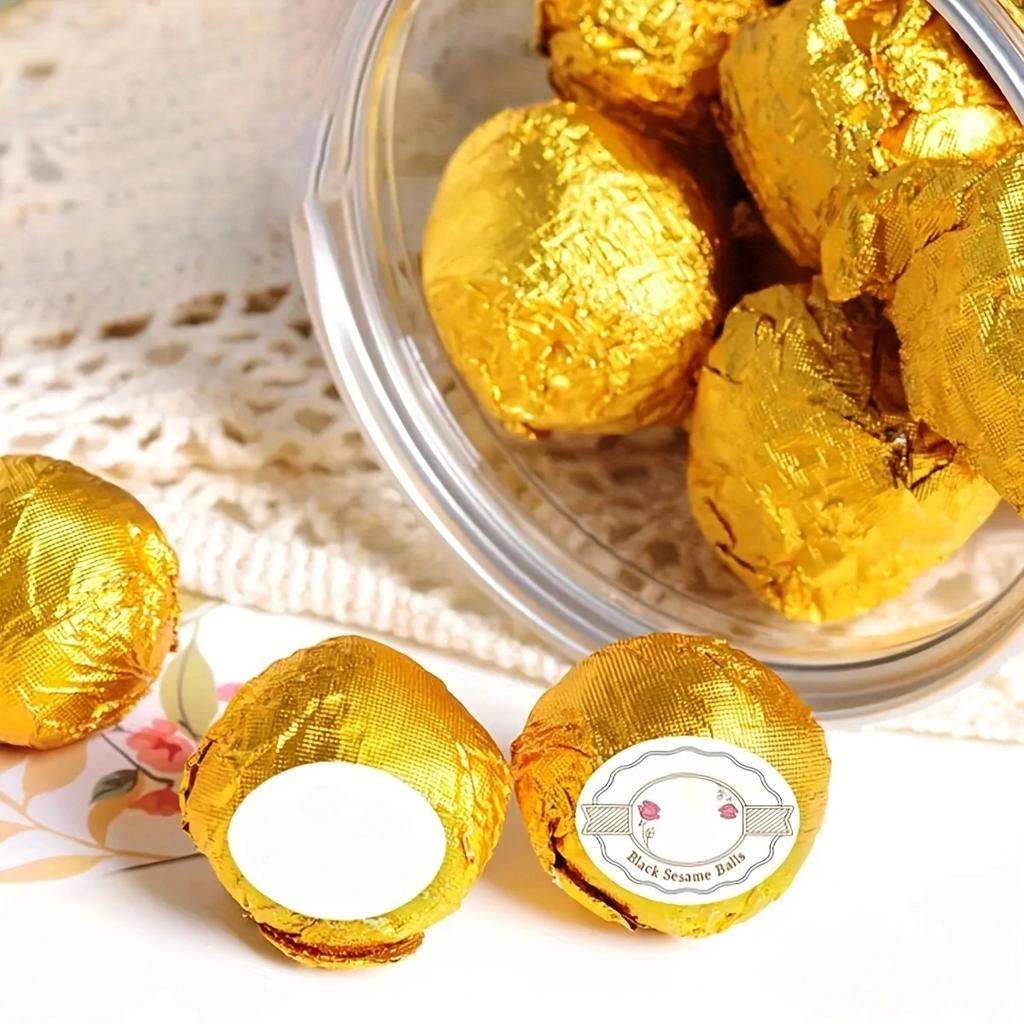 100Pcs-Chocolate Candies Wrapping Tin Paper DIY Baking Food Package Aluminum Foil Gifts Decoration Paper