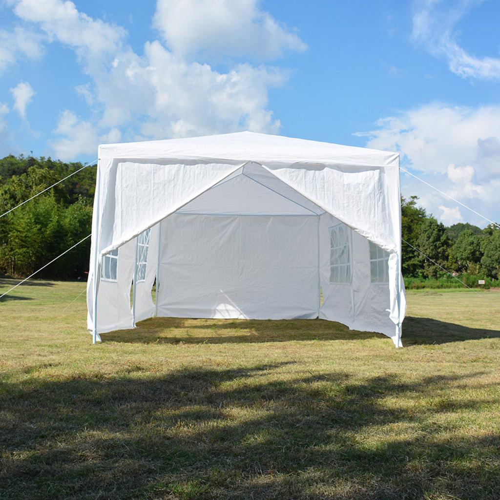 3 x 6M Venkovní altánová plachta Párty stan Patio Odolný Svatba Bílý