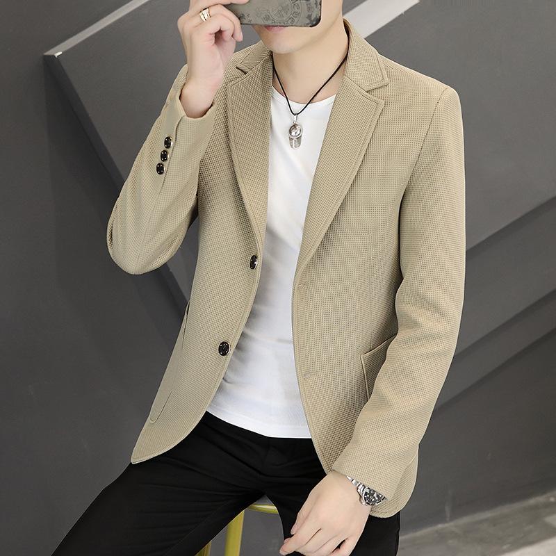 2023 Men's Formal & Casual Suit Jackets: Trendy, Versatile, Loose-Fit for Spring & Autumn