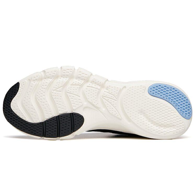 Anta Breathable Abrasion Resistant Slip Resistant Low top Running Shoes Women's Black Silver 122135555-2