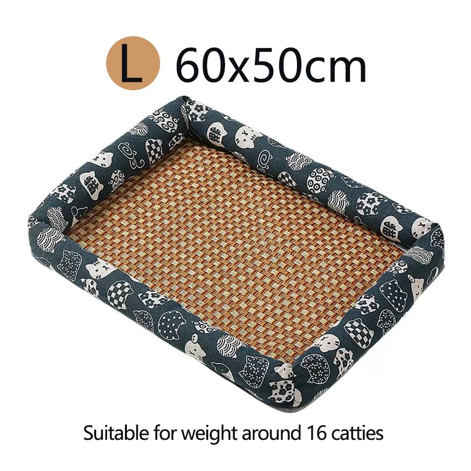 Cat Bed Summer Cooling Pet Mat House For Cats Accessories All Accessory Products Houses Beds Puppy Things Kitten Basket Cushions