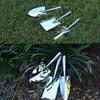 Multifunctional Ergonomic Garden Shovel Stainless Steel Universal Anti-corrosion Planting Shovel for Yard Household Supplies