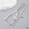 Korean Love Heart Beaded Phone Chain & Keychain Set for Women