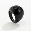 Vintage Irregular Smooth Resin Plastic Ring for Women, New Trend Bohemian Geometric Ring, Aesthetic Party Jewelry