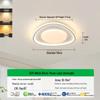 Nordic Cream Cloud Ceiling Light for Bedroom and Dining Room