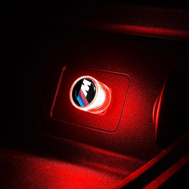 

USB Car LED Light Auto Interior Atmosphere Light Car Emblem For Bmw M3 M4 M5 M6 F20 F30 G20 F31 F11 X3 F25 X4 I3 1 3 5 Series