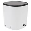 Small Washing Machine White 2000mah Rechargeable Small Washer with Drain Basket for Underwear Socks
