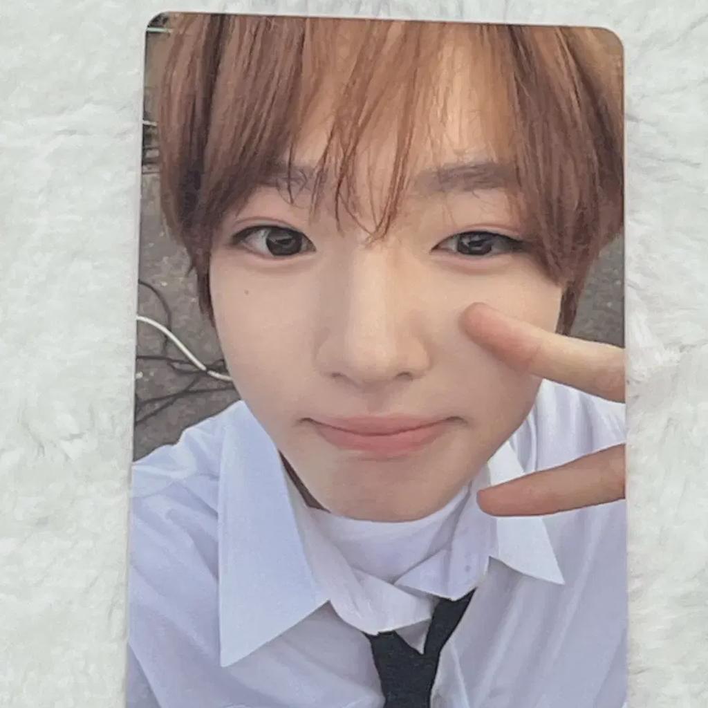 NCT Wish Sakuya Color Photobook First-run Limited Edition Baby Blue School Uniform Photocard