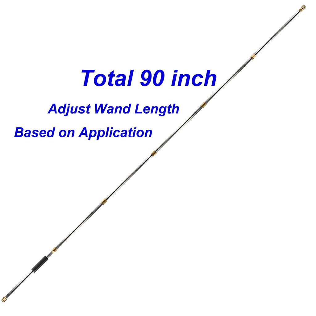 Daily 4000PSI High-Pressure Washer Wand & Spray Gun with 1/4 Quick Connect M22