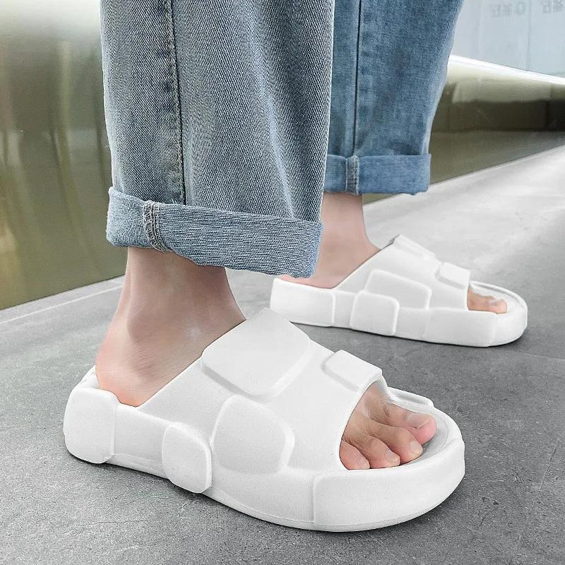 Fashion Summer New Men's Shoes Fashion All-match Casual Sports Indoor and Outdoor Flip Flops Sandals Non-slip Comfort 2024 Hot Style