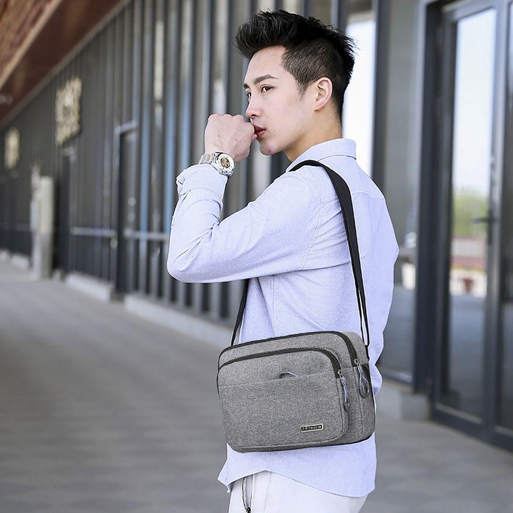 

Nylon Men Crossbody Bags All-match Man Handbags Durable Messenger Bags Student