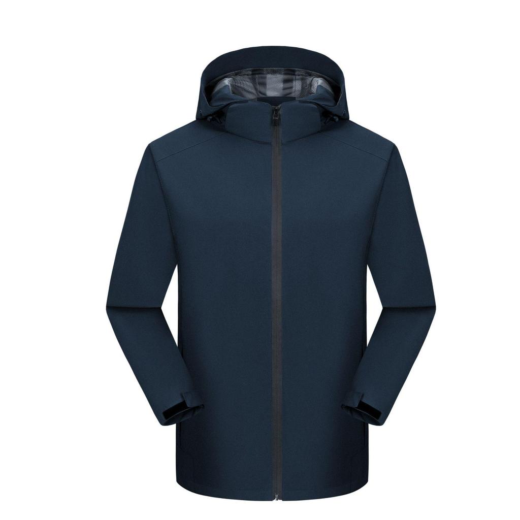 Personalized Windproof 3-in-1 Jacket: Solid Color, Custom Logo, Unisex Design, Thick Workwear