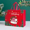Handheld Gift Bag Christmas Non-woven Bag Portable Reusable Christmas Shopping Bag Eco-friendly Packaging Bag