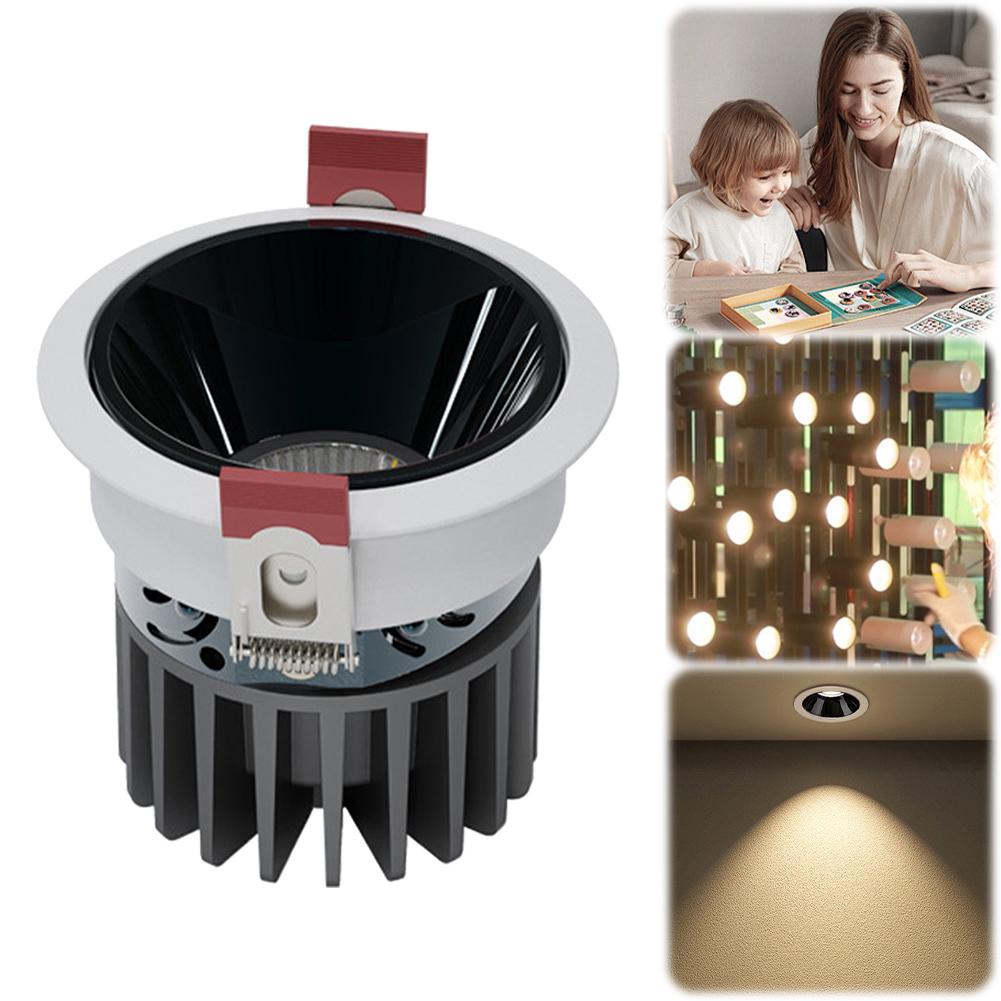 7W/12W LED Recessed Spotlights Dimmable LED Ceiling Downlight Mini Downlight Spotlights for Living Room Bedroom