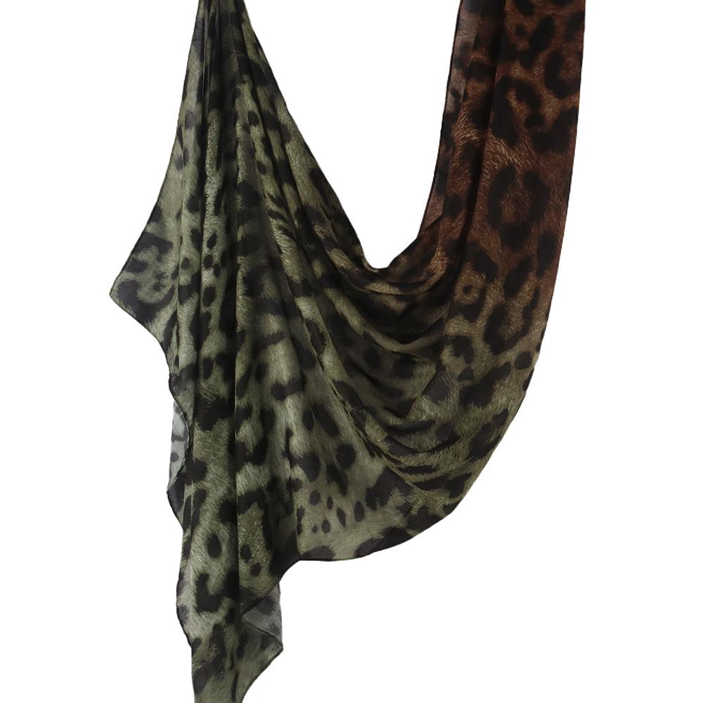 "Ethnic Watercolor Modal Cotton Shawl Satin Print Scarf for Women"