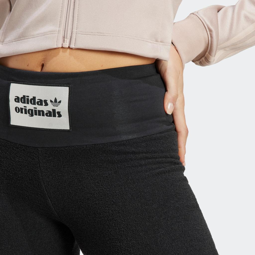Adidas Originals Trefoil Short Tight Logo Print Regular Fit Shorts Women Shorts Black IC8529