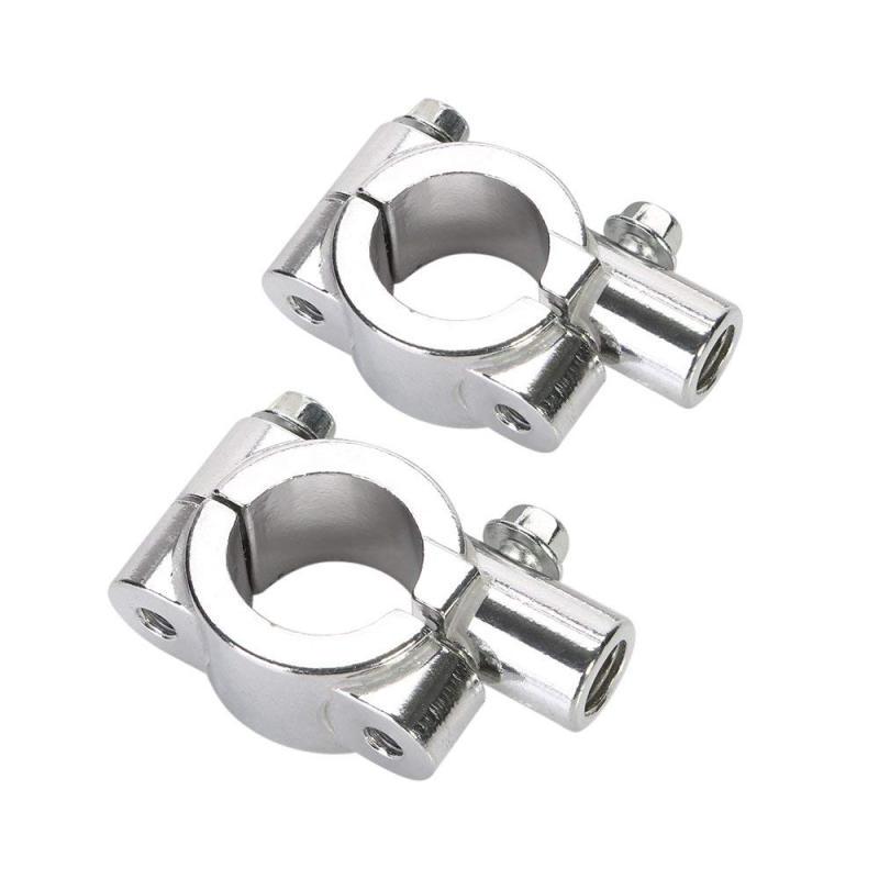 1pair 8MM 10MM Handlebar Mount Adaptor Motorcycle Rearview Mirror Stand Holder Clip