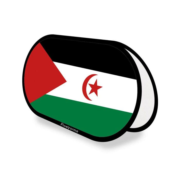 Support publicitaire Ovale Drapeau République arabe sahraouie démocratique 70 x 120 cm