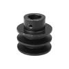 2 pz Puleggia Motore Puleggia Cinghia Installazione Facile Diametro 54mm/56mm Puleggia a Doppia Scanalatura Una Cinghia per Motore 168F 170F