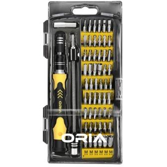 

ORIA Precision Screwdriver Set 60-in-1 Magnetic Screwdriver Bit Kit For Phones Game Console Tablet PC Electronics Repair Tool жёлтый
