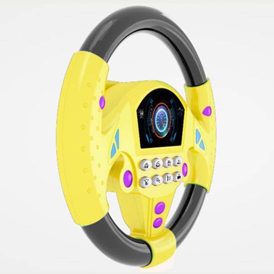 Simulation Steering Wheel Rhythm Training Hand-on Ability Interactive Toys Body Movements Development Steering Wheel Toy for Kids