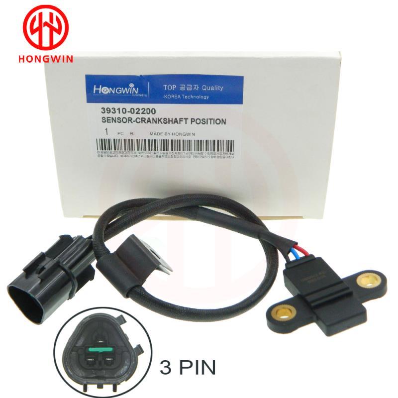 39310-02200,3931002200 NEW Crankshaft Position Sensor Fits Hyundai Sonata Amica Atoz Getz Kia Picanto Forte Optima Sorento