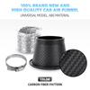 Air Intake Turbo Inlet Pipe Air Intake Turbo Inlet Pipe Set Car Front Bumper Turbo Inlet Pipe Easy Installation Carbon Fiber