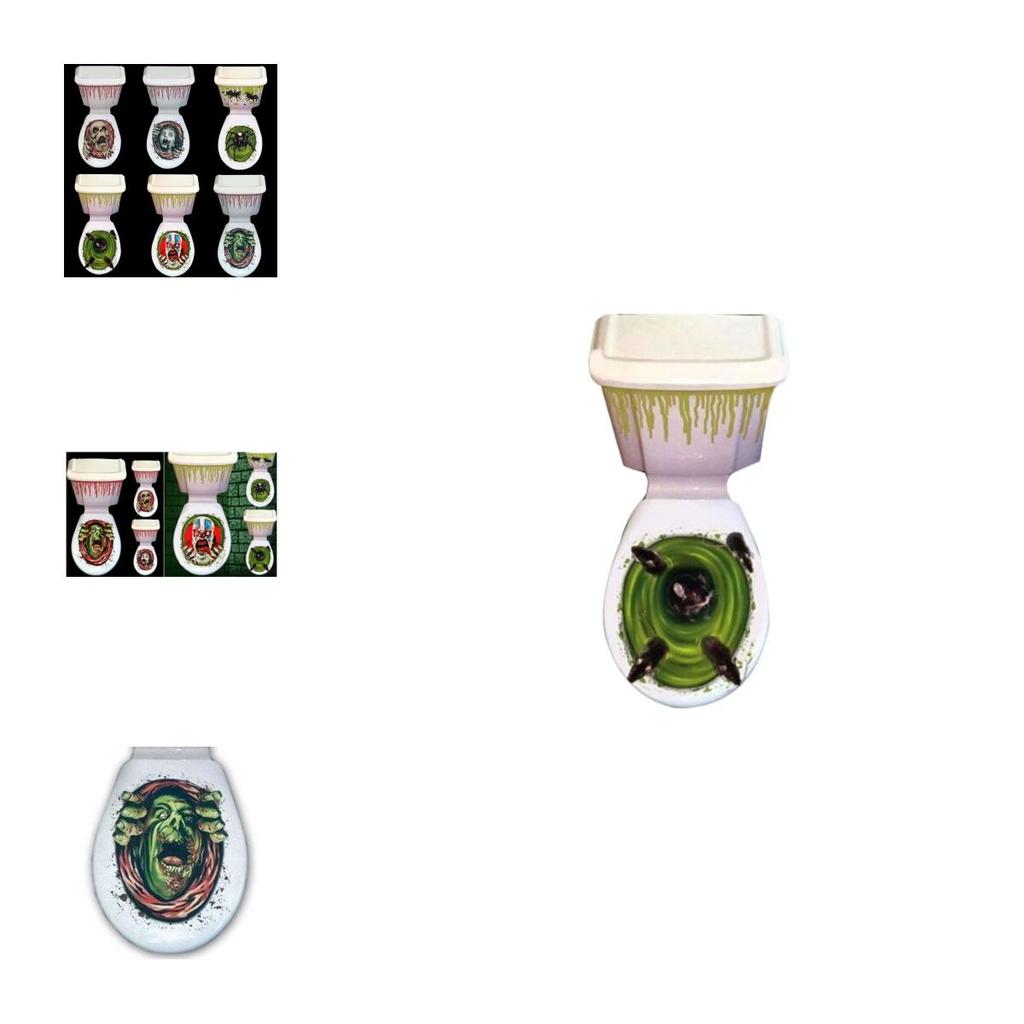 Premium Quality Halloween Bloody Hand Toilet Cover For Scary Zombie Decor