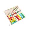 Magnetic Wooden Interactive Puzzle Board Kids Hand Eye Coordination Education